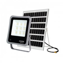 Proyector solar 10W con mando IP65 5000K ATMOSS PRY 122