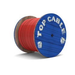 Cable solar en bobina TOPSOLAR PV H1Z2Z2-K1500V 1x6 rojo